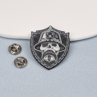 En gros, Pin's de revers en émail en forme de couronne d'aigle, avec logo personnalisé, souvenir de Stockton, Californie, en métal