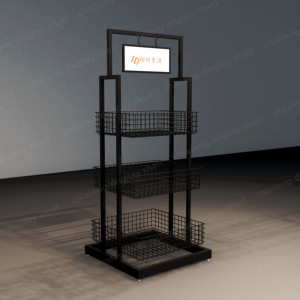 Griglia di metallo scaffali per articoli per la casa al dettaglio espositore per il <span class=keywords><strong>negozio</strong></span> di alimentari al dettaglio ombrelli scaffali - Product Image 2