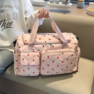 Bolsa de Viaje Portátil Impermeable de Material PU, Linda y Moderna, con Compartimento Separado para Zapatos, Diseño para Maternidad y Hospital, de Capacidad Media - Product Image 3