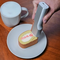EVEBOT DIY Imprimante à gâteau portable à jet d'encre pour aliments Café et pâtisseries Macarons Imprimante portable pour aliments Stylo Machine d'impression alimentaire