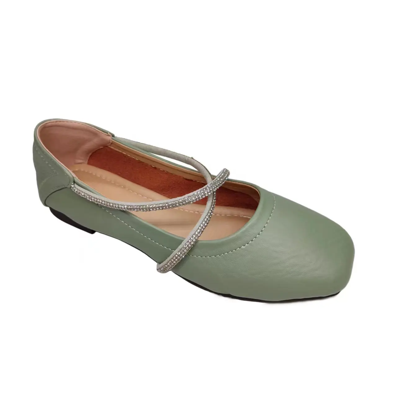 Phụ Nữ Thời Trang Giản Dị Đầu Tròn Thiết Kế Ballerinas Giày Phẳng Mềm Mại Và Không-Trượt Giày Cho Phụ Nữ Văn Phòng Giày