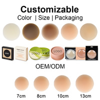 JINGRUI Cache-Mamelon en Silicone Imperméable Sans Couture, Pétales de Poitrine pour Lingerie Sexy Femme, Soirée et Robe de Mariée