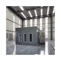 Cabine de pulvérisation de luxe Salle de peinture pour voiture Chauffage électrique/diesel Cabine de peinture pour voiture Cabine de pulvérisation et de cuisson pour carrosserie