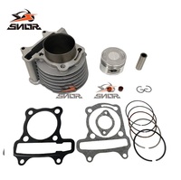 Kit de Cilindro de Motor de Motocicleta SNOR para Italika Ds150 Ws150 Gs150, Cilindro y Pistón