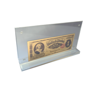 Billetes de un dólar USD1 Billete chapado en oro de 24K Colección de moneda de EE. UU.