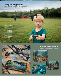 Dron SYMA X800W Plegable con Cámara FPV <span class=keywords><strong>1080P</strong></span>, Quadcopter RC con Modo de Retención de Altitud, Modo Sin Cabeza, Arranque con una Sola Tecla, Giros 3D, 2 Baterías - Product Image 2