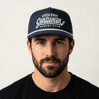 Gorra Trucker de 5 Paneles de Poliéster de Alta Calidad con Logotipo Bordado Personalizado, Gorras Estructuradas con Bordado Personalizado, Gorra de Béisbol