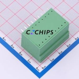 DGB381-9P2S-MG361 Plug-in Terminal Block Bent Lead Through Hole,P=3.81mm Board-to-Board / Socket - Closed 2x9P 3.81mm Green - Product Image 2