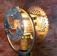 Pièce en métal découpée au laser pour lampe de moto à filament d'épingle à cheveux vintage