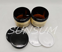 Emballage de soins de la peau cosmétique en plastique à large bouche crème givrée masque capillaire pot 30% 50% 100% PCR