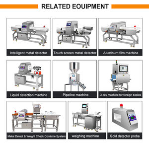 Gıda endüstrisi için yüksek hassasiyetli dokunmatik ekran Metal dedektörü otomatik öğrenme konveyör bant endüstriyel Metal dedektörü - Product Image 5