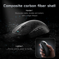 Souris sans fil AJAZZ AJ199 AI Tri-Mode, souris de jeu intelligente à commande vocale AI avec batterie de 500 mAh, programmable RGB pour joueur PC