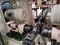 Machine de chanfreinage de tubes à double tête CNC entièrement automatique de haute précision pour la préparation de tuyaux de refroidissement liquide CDU pour serveurs de centre de données