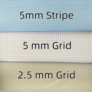 Échantillon gratuit blanc 5mm grille rayure polyester carbone conducteur antistatique Plaid ESD tissu tissé <span class=keywords><strong>pour</strong></span> salle blanche vêtements vêtements vêtements - Product Image 5