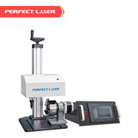 Máquina de Marcado por Micropercusión Rotativa LCD, Grabador de Metal CNC para Piezas Cilíndricas, Cónicas y Esféricas, Marcado de Número de Serie VIN