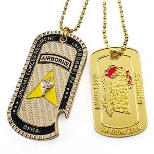 Cá nhân hoá Logo Mens Vòng Cổ Khắc thép không gỉ QR mã dogtags Mặt dây chuyền men sơn Tên ID 3D tùy chỉnh Dog Tag - Product Image 3