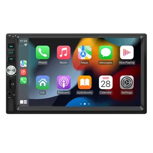 Bestree new design universal double 2 din 7 inch touch screen car radio mp5 carplay radio de coche carplay android auto stereo