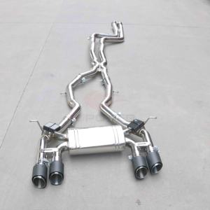 <span class=keywords><strong>Escape</strong></span> <span class=keywords><strong>de</strong></span> Acero Inoxidable con Silenciador Único para BMW F8X M3/M4 - Product Image 2