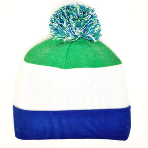 Venta al por mayor de la bandera personalizada de punto cálido sombreros Beanie Venezuela Bandera Nacional gorra española sombrero para Unisex - Product Image 4