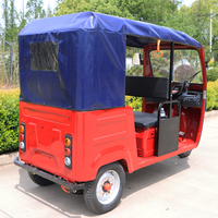Tricycles Tricycles Électriques Bajaj Adulte 3 Roues, Taxi Ouvert Tuk Tuk Rickshaw avec Puissance Électrique 60v