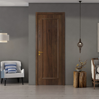 Porte de chambre en bois d'Arabie Saoudite à bas prix, design de porte d'entrée principale, portes extérieures en bois, porte en bois moderne