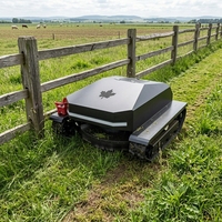 Tondeuse à fléaux autonome industrielle SUNMAY 900 mm, moteur essence 22 CV, capacité de montée 45°, commande 900 mm, réservoir de carburant 7 L