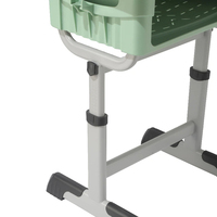 Meubles de classe ergonomiques modulaires réglables en hauteur, OEM ODM, ensemble bureau et chaise d'école personnalisable