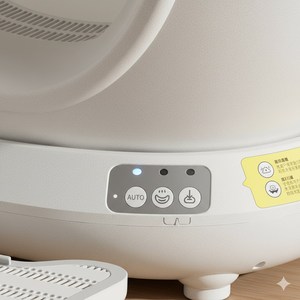 Caja de Arena Automática para Gatos, Grande, con Protección de Seguridad, Autolimpiable, con Control por Aplicación Tuya, Control de Olores, para Múltiples Gatos - Product Image 5