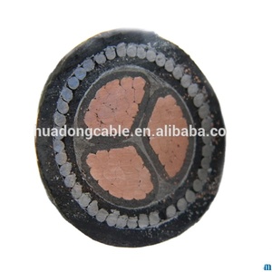Cable Subterráneo de Cobre de Alta Tensión de 3 Núcleos, 33kv Cu(Al)/XLPE/<span class=keywords><strong>CWS</strong></span>/PVC 50mm2 95mm2 3x240mm2 NA2XSY 18/30kV 12/20kV - Product Image 3