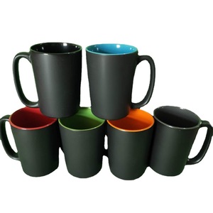 GZYSL vente en gros logo personnalisé 400ML large <span class=keywords><strong>jumbo</strong></span> fait à la main en porcelaine café thé lait voyage cadeau promotionnel tasse en céramique - Product Image 5