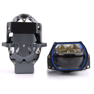 Lente de proyector Bi Led de matriz cuadrada de 3,0 pulgadas, 75W, 6000K, lente de proyector Led de doble lente para actualización/actualización de faros Led - Product Image 3