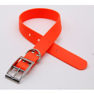 Collier intelligent XL pour chien, en nylon enduit de PVC souple, avec rivets décoratifs, écologique, durable, imperméable, motif uni – Vente chaude - Product Image 3