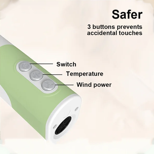 เครื่องเป่าขนสัตว์เลี้ยงแบบพกพาไดร์เป่าผมขนาดเล็กดีไซน์แบบห้อยคอ220V แบบมืออาชีพปรับอุณหภูมิได้แบบแฮนด์ฟรี - Product Image 5