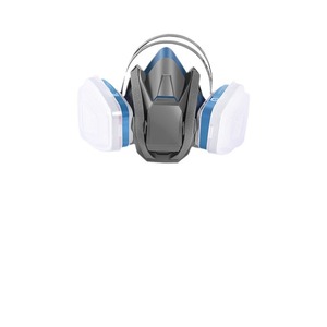 Masque à gaz demi-visage Sema 650P, cartouche filtrante pour vapeurs organiques 6200, réutilisable pour la protection chimique - Product Image 2