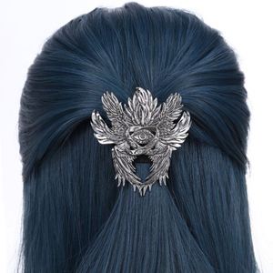 Pinza para el pelo gótica vikinga, pinza para el pelo de bruja pagana, pinza para el pelo de ángel, pinza para el pelo retro vikinga de ángel de seis alas, pinza para el pelo con ojo de Dios - Product Image 1