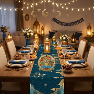 Décorations <span class=keywords><strong>de</strong></span> <span class=keywords><strong>table</strong></span> pour le Ramadan 2026, lanterne <span class=keywords><strong>de</strong></span> mosquée, décorations islamiques pour la fête du Ramadan Moubarak, fournitures <span class=keywords><strong>de</strong></span> fête, décorations <span class=keywords><strong>Eid</strong></span> Moubarak, <span class=keywords><strong>chemin</strong></span> <span class=keywords><strong>de</strong></span> <span class=keywords><strong>table</strong></span> - Product Image 3