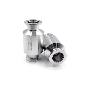 Vanne de retenue d'eau en acier inoxydable TENGFENG KFZHF SS304L, double ferrule, type à collier KF16/25/<span class=keywords><strong>40</strong></span>/50, vanne unidirectionnelle d'échappement - Product Image 4
