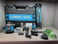 Direct usine 4D 16 lignes 360 °   Niveau laser vert avec télécommande, batterie lithium rechargeable, outil auto-nivelant
