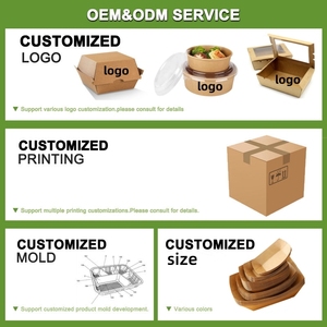 Vassoio per Bastoncini di Waffle Biodegradabile e Impermeabile, Scatola per Imballaggio Fast Food in Cartone con Logo Personalizzato per Forniture all'Ingrosso - Product Image 4