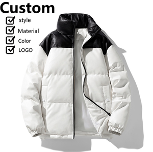 Veste d'hiver pour homme en duvet de qualité, à capuche, épaisse, coupe-vent, chaude, pour la randonnée en plein air - Product Image 1