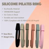 Anneau de Pilates Magique Portable en Silicone Personnalisé de Haute Qualité, Léger pour Exercices d'Étirement