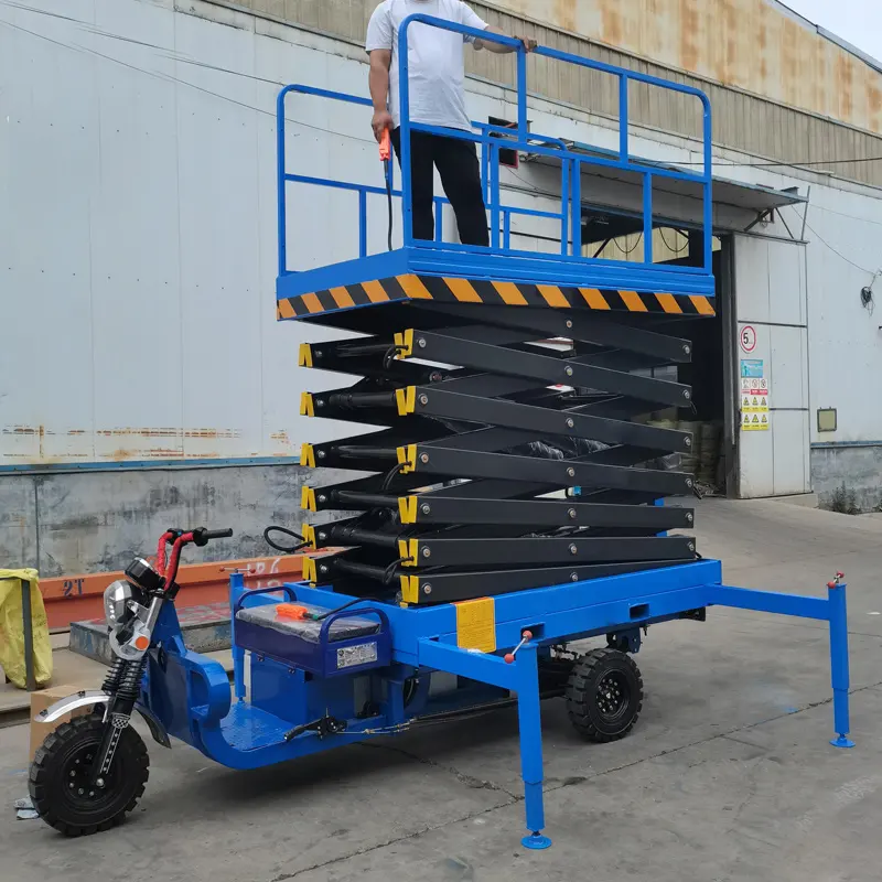 6-30m mobile electric scissor scaffolding lifting scaffold elevator automatic for construction