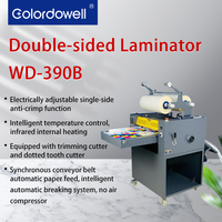 Machine à plastifier thermique semi-automatique WD-390B avec moteur 220V, capacité 50m/min, largeur de travail 350mm