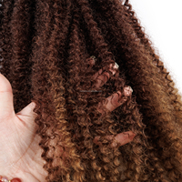 Extensions de cheveux bouclés crépus Blend Hair 24 pouces OT1B-30-27 Ombre – Vente en gros directe usine