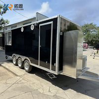 Grande remorque mobile pour pizzas à vendre, camion de restauration commerciale pour le marché européen et américain