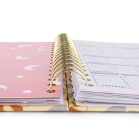 Cuaderno Planificador de Presupuesto Espiral al por Mayor, Tapa Dura, Impresión Floral Personalizada, para Oficina, Contabilidad y Gestión de Presupuesto