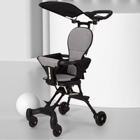 Nouvelle arrivée Poussette enfant légère pliante en acier inoxydable à une touche