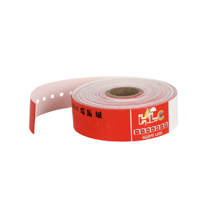 Anpassbare bunte Papier armbänder Beste Qualität Einweg wasserdichte Armbänder für Musik festival Konzerte - Product Image 1