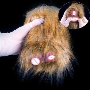 Muñeca de masturbación de animales de fantasía sexual, muñeca de peluche <span class=keywords><strong>Vaginal</strong></span>/anal realista para 18 +, herramientas de masturbación de <span class=keywords><strong>doble</strong></span> penetración, Vagina masculina - Product Image 1