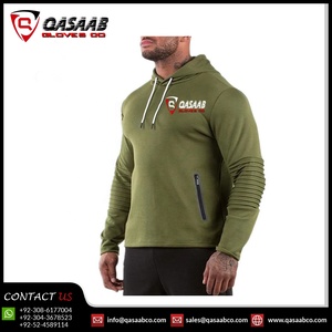 Sudadera con capucha de felpa de algodón extragrande de felpa francesa para hombre, diseño con cremallera y logotipo personalizado, moda otoño-invierno 2026, venta al por mayor - Product Image 4